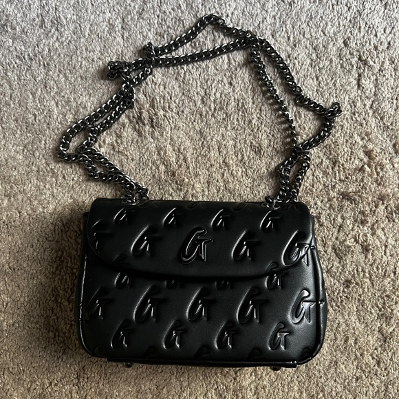 Glamaholic Lifestyle MONOGRAM MINI CLASSIC FLAP BAG MATTE BLACK - Picture 2 of 8